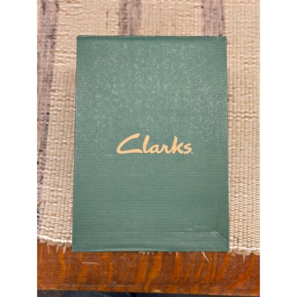 Clarks Bendables Ladies 8M Brown Suede Ankle Boots Lace-Up Heels Comfortable Des - Picture 7 of 7